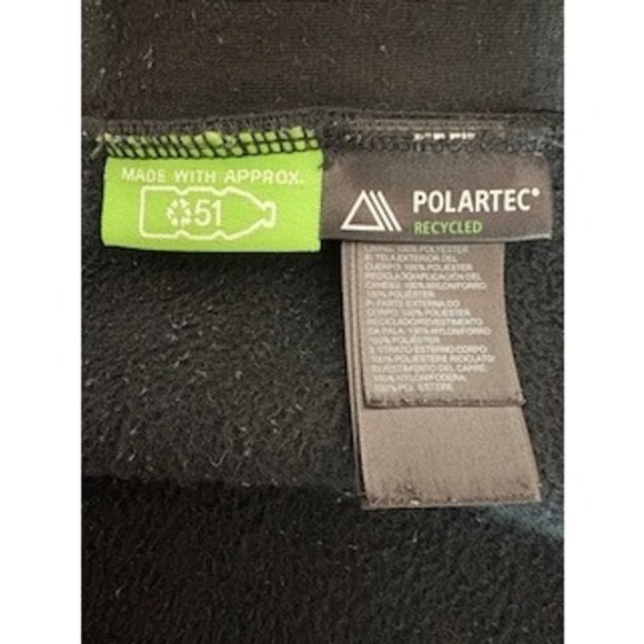 The North Face Black Fleece/Soft Shell Hoodie Jacket Men's M Polartec Recycled - Picture 7 of 12